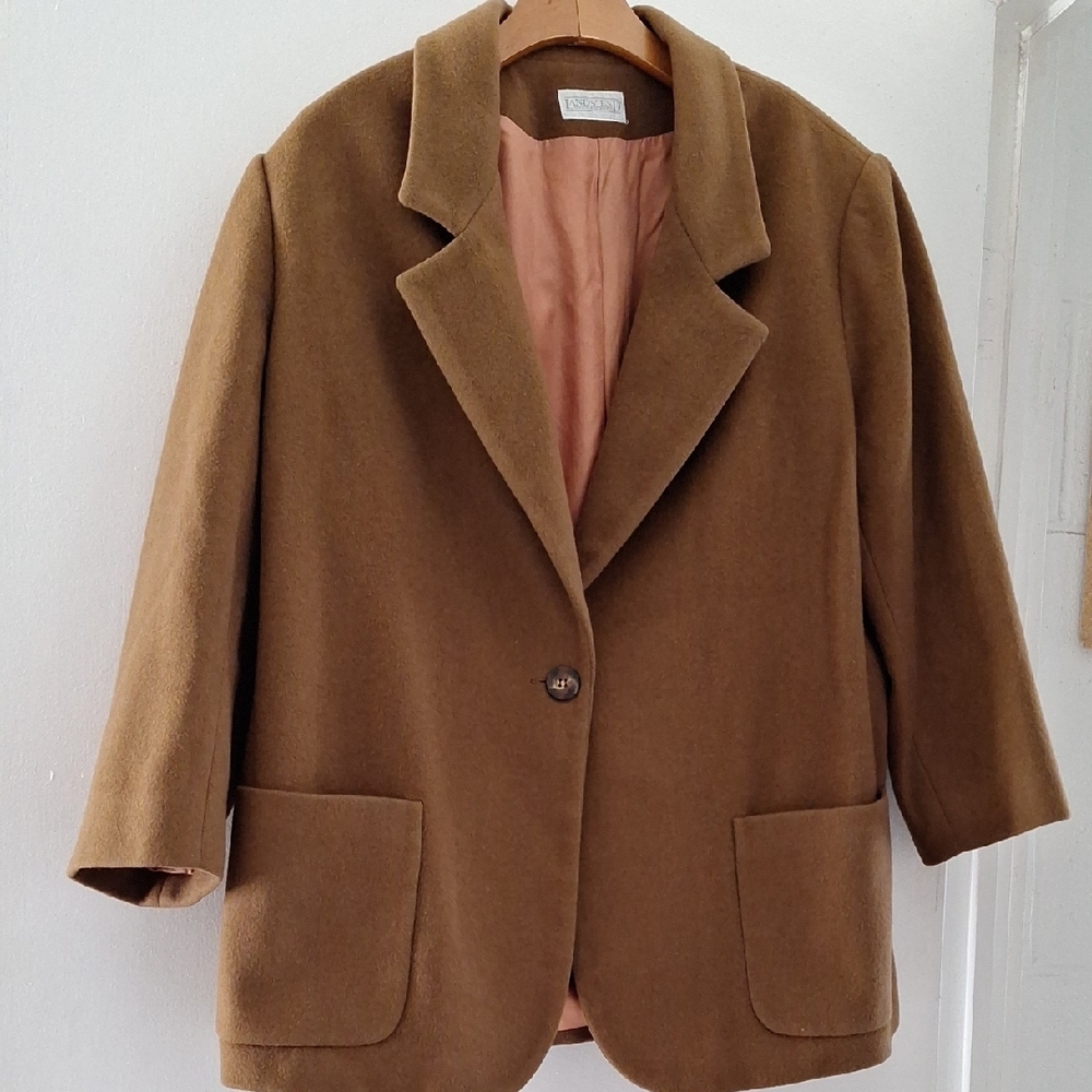Land's End Wool Cashmere Coat